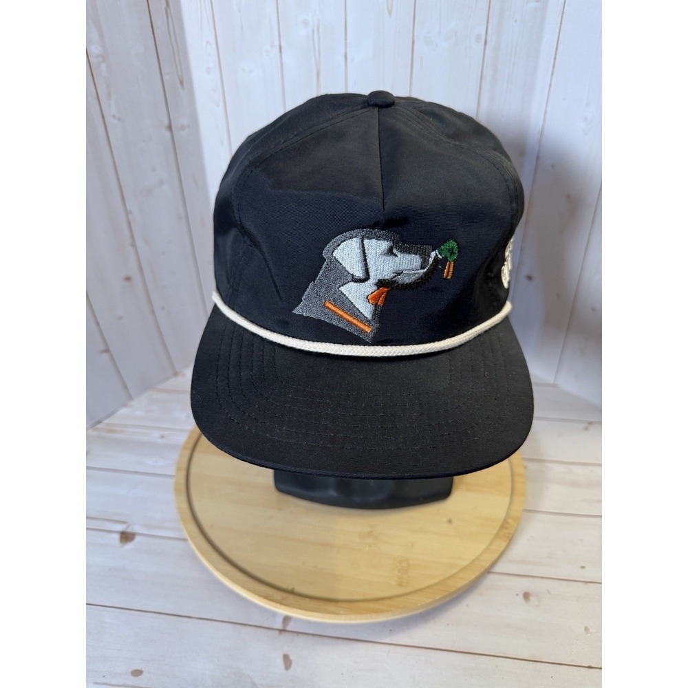 24.7 Hunt X GUNNER Limited Collab SnapBack Hat Morgan Wallen 2F.7 Black Vinyl